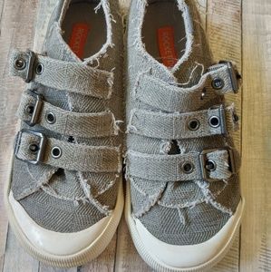 Rocket Dog girls canvas shoes gray